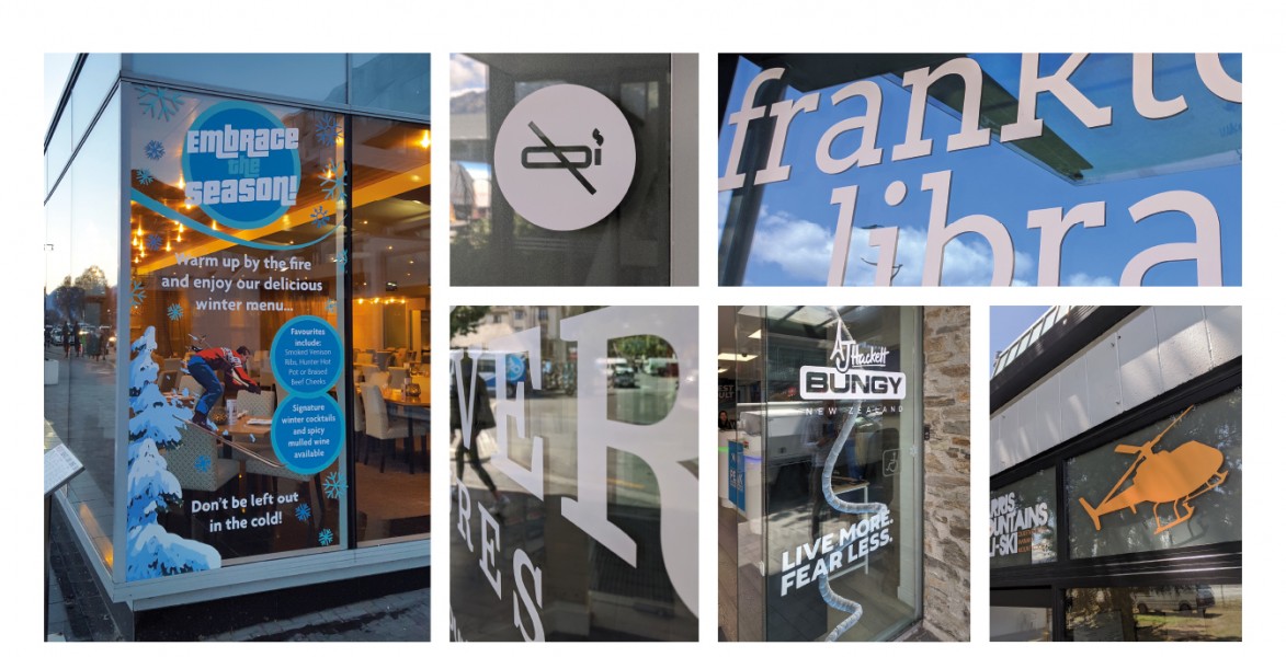Window Decals: Display Graphics, Custom Sizes and Finishes