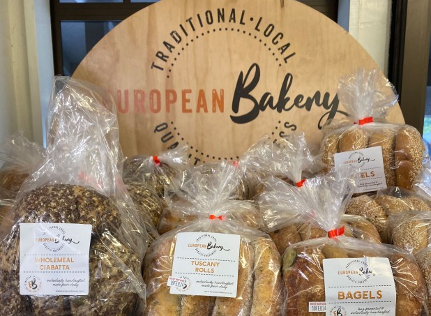 Bakery labels on site