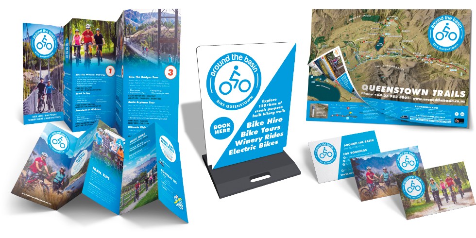 Around The Basin Marketing Collateral Logo Identity Design