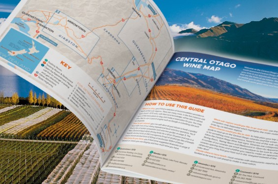 Central Otago Wine Map Tourism Booklet Thumb