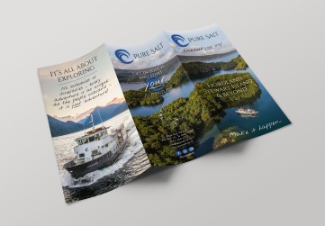 Tri Fold Brochure Mock up Template Outside Puresalt Brochure